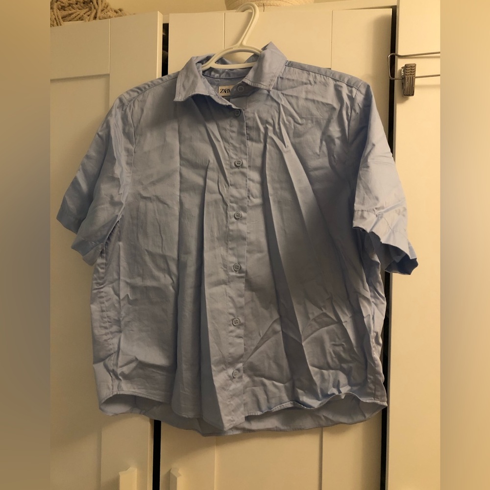 Zara Short Sleeve Button Up Shirf